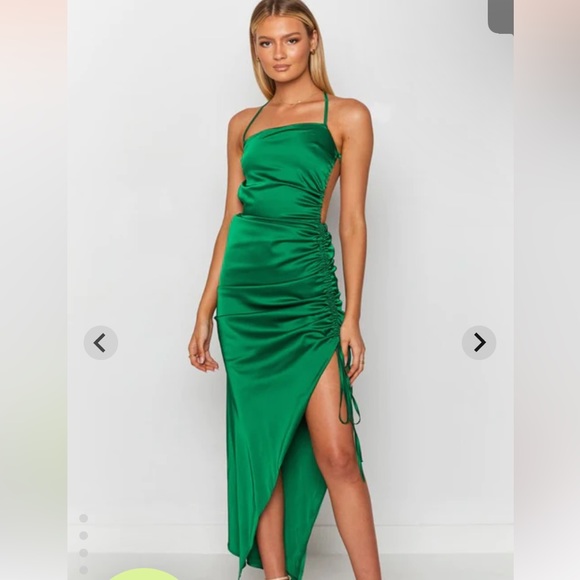 EMERALD GREEN FORMAL DRESS SUPER PRETTY - Picture 1 of 3